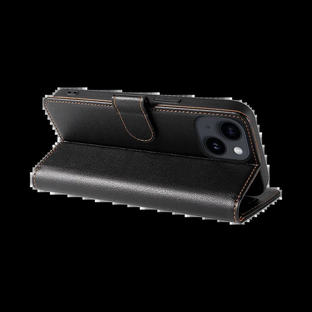 Housse folio anti-RFID iPhone 14 – PROTECT IP011 Noir - Vue 4