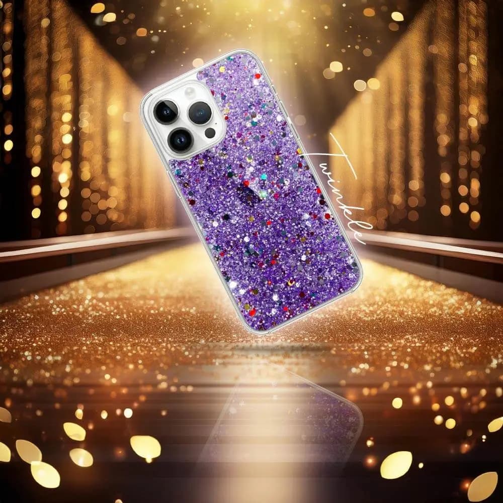 Coque de Protection Twinkle JMGOKIT pour Apple iPhone 16 Pro Max Violet - Vue 2