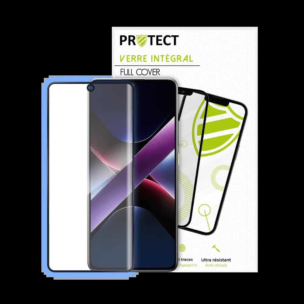 Verre trempé intégral 5D 9H – protection écran Xiaomi Poco X7 Pro 5G – PROTECT Noir - Vue 2