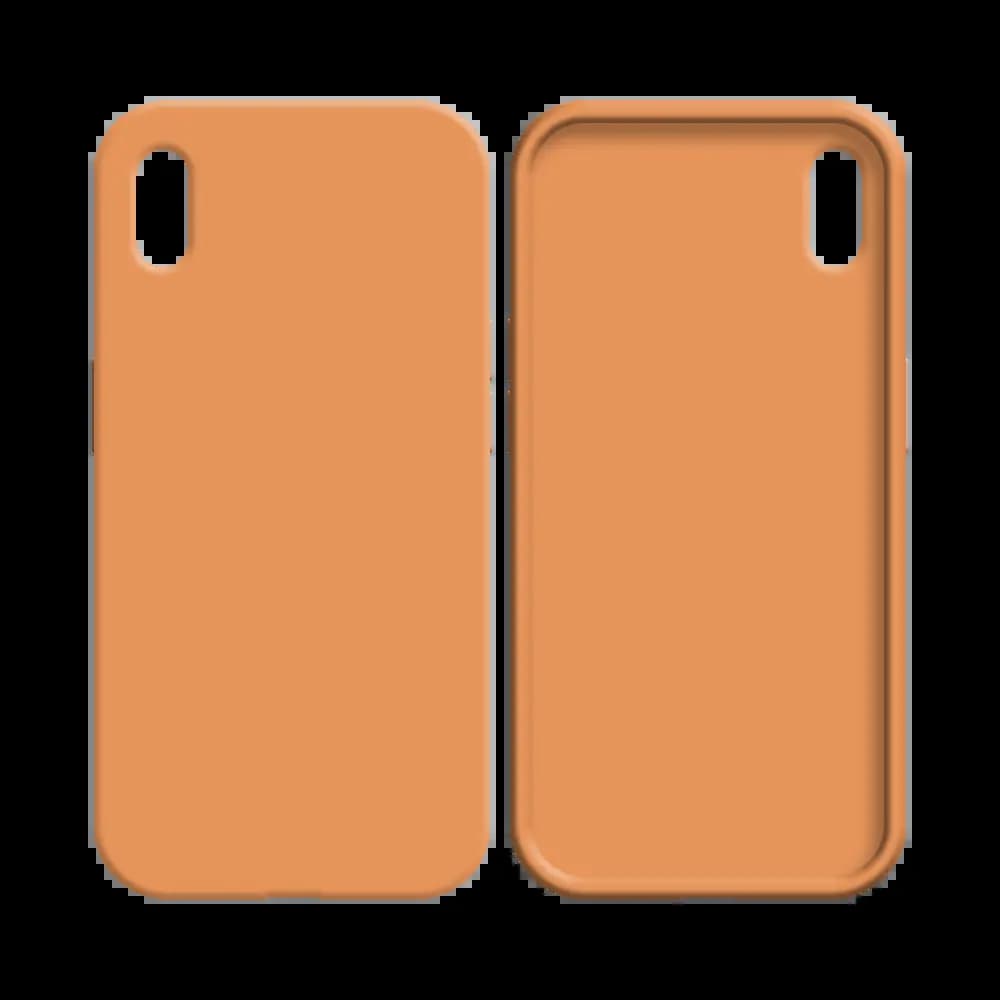 Coque silicone iPhone XS Max - Corail - Vue 2