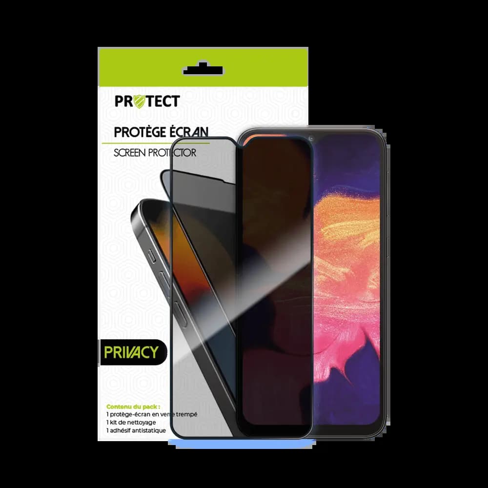 Verre trempé anti-espions 9H – compatible Samsung Galaxy A10 / A10S / M10 – PROTECT Transparent - Vue 10