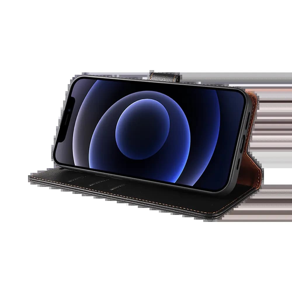 Housse folio anti-RFID iPhone 12 mini – PROTECT IP011 Noir - Vue 5