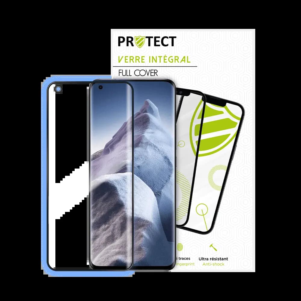 Verre trempé intégral Xiaomi Mi 11 Ultra protection écran 9H – PROTECT Noir - Vue 2