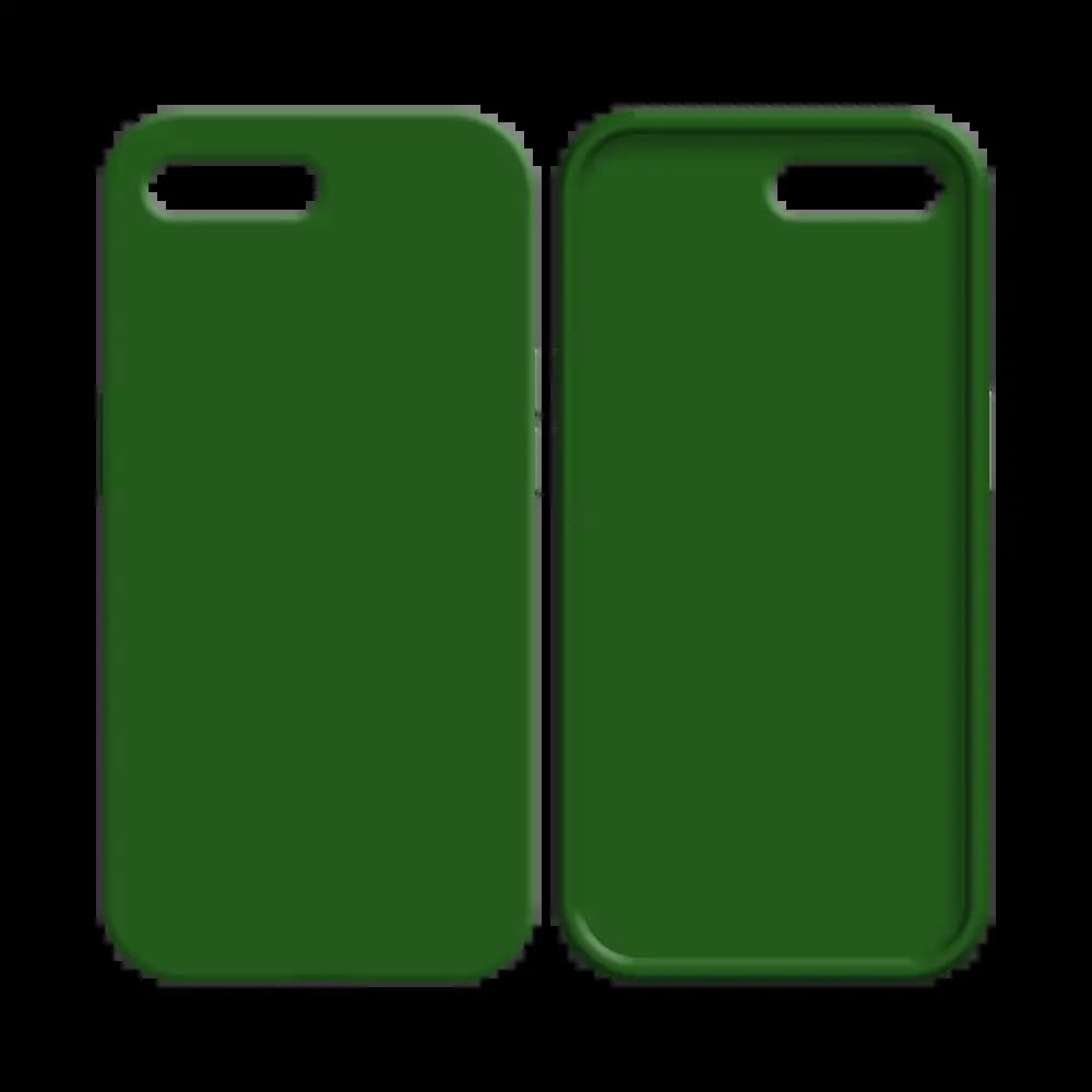 Coque silicone iPhone 7 Plus / 8 Plus - Vert Foncé - Vue 2