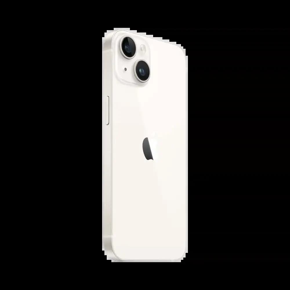 Smartphone occasion iPhone 14 128Go grade C - Blanc - Vue 4