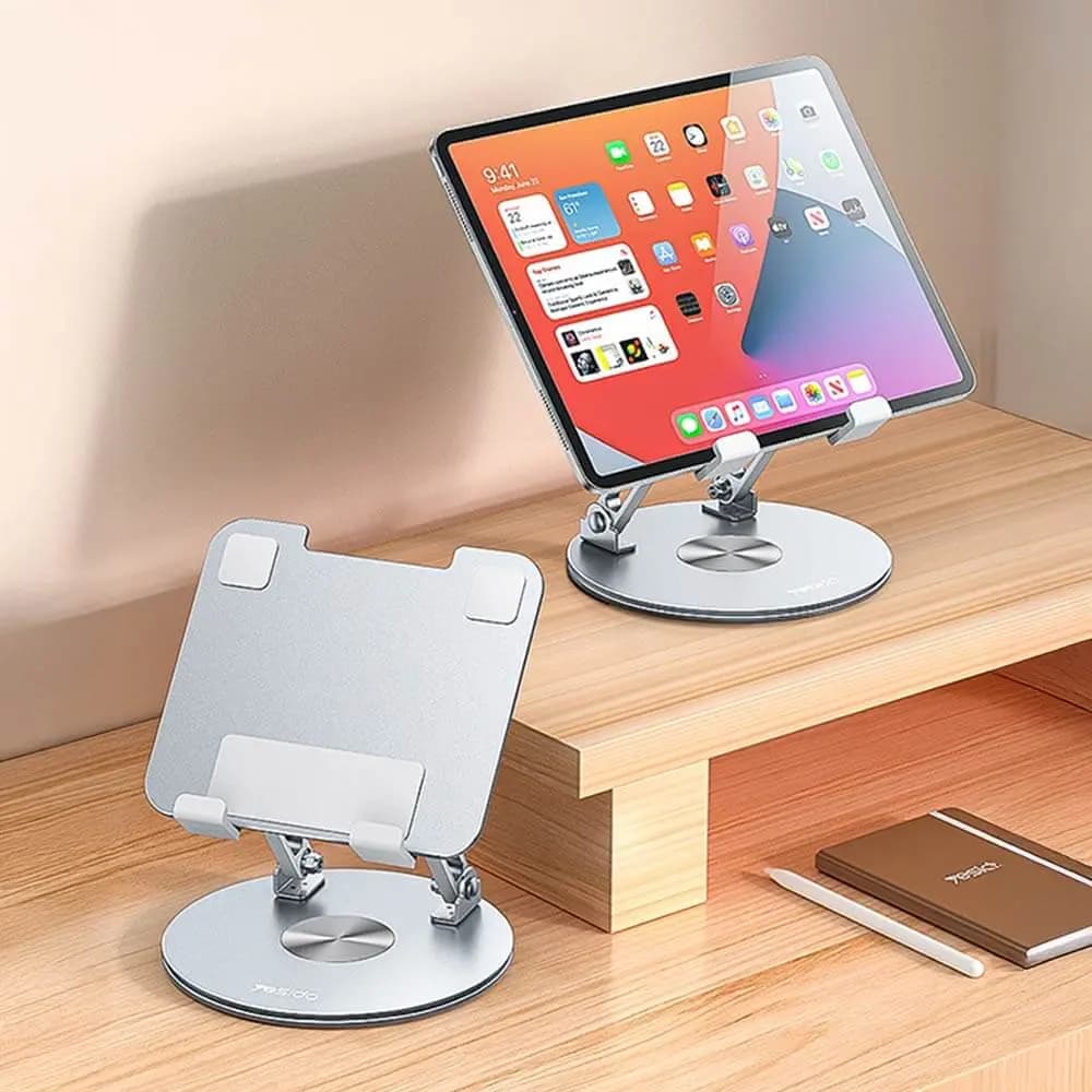 Support pour Tablette Yesido Rotation 360° Argent - Vue 72