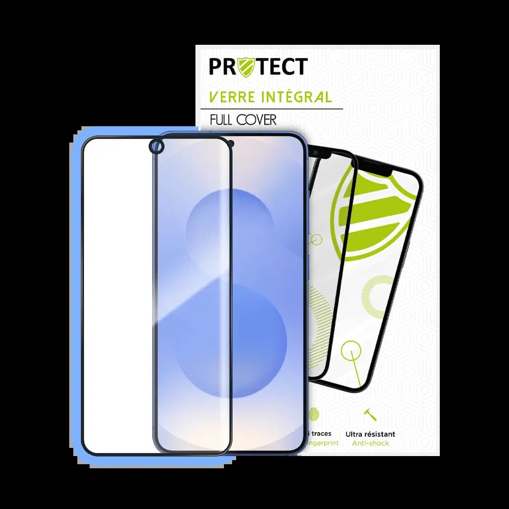 Verre trempé intégral 5D 9H – protection écran Samsung Galaxy S25 – PROTECT Noir - Vue 2