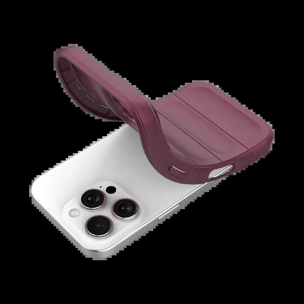 Coque de protection iPhone 16 Pro antichoc renforcée – PROTECT IX008 Prune - Vue 3