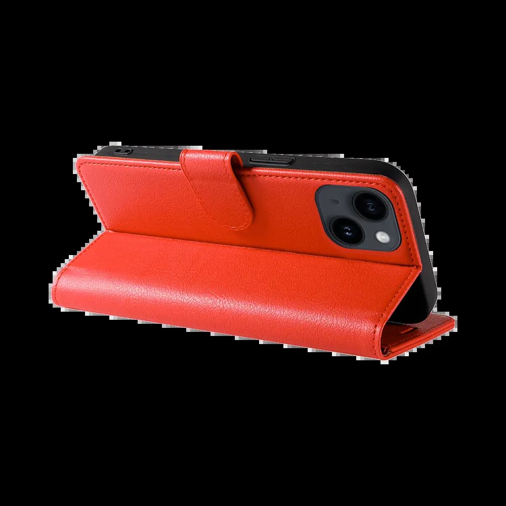 Housse folio anti-RFID iPhone 14 – PROTECT IP011 Rouge - Vue 4