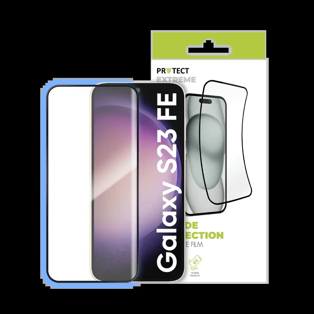 Film de protection extrême 7H – Samsung Galaxy S23 FE – PROTECT Transparent - Vue 3