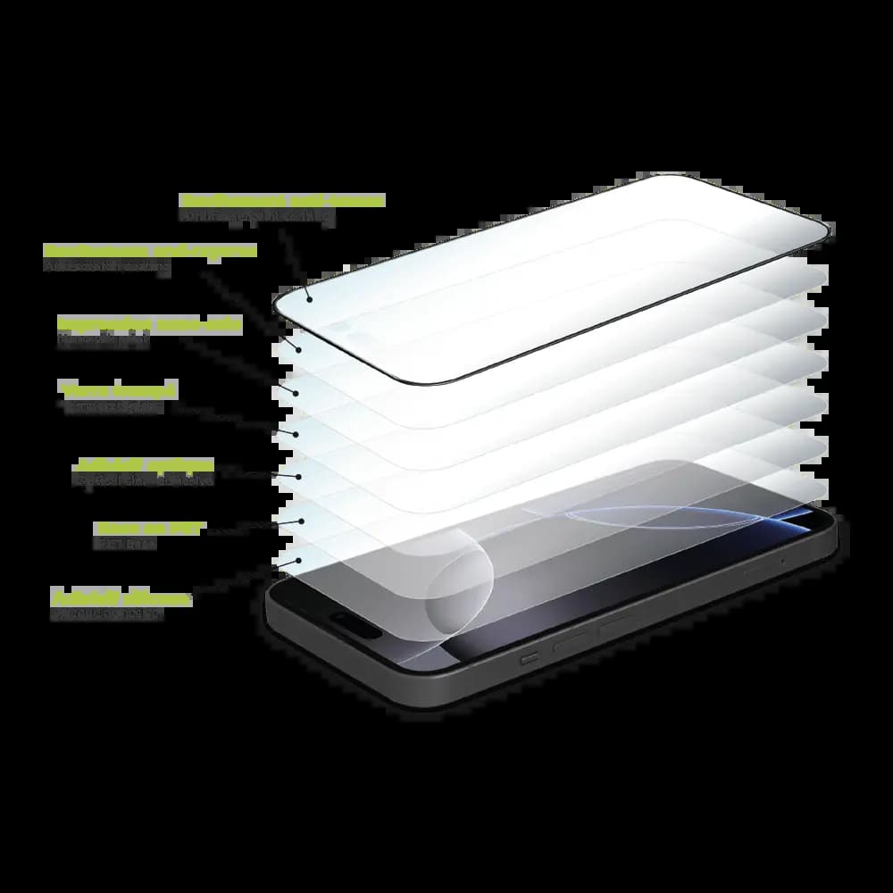 Verre trempé iPhone 13 Mini - protection écran 9H - PROTECT Transparent - Vue 2