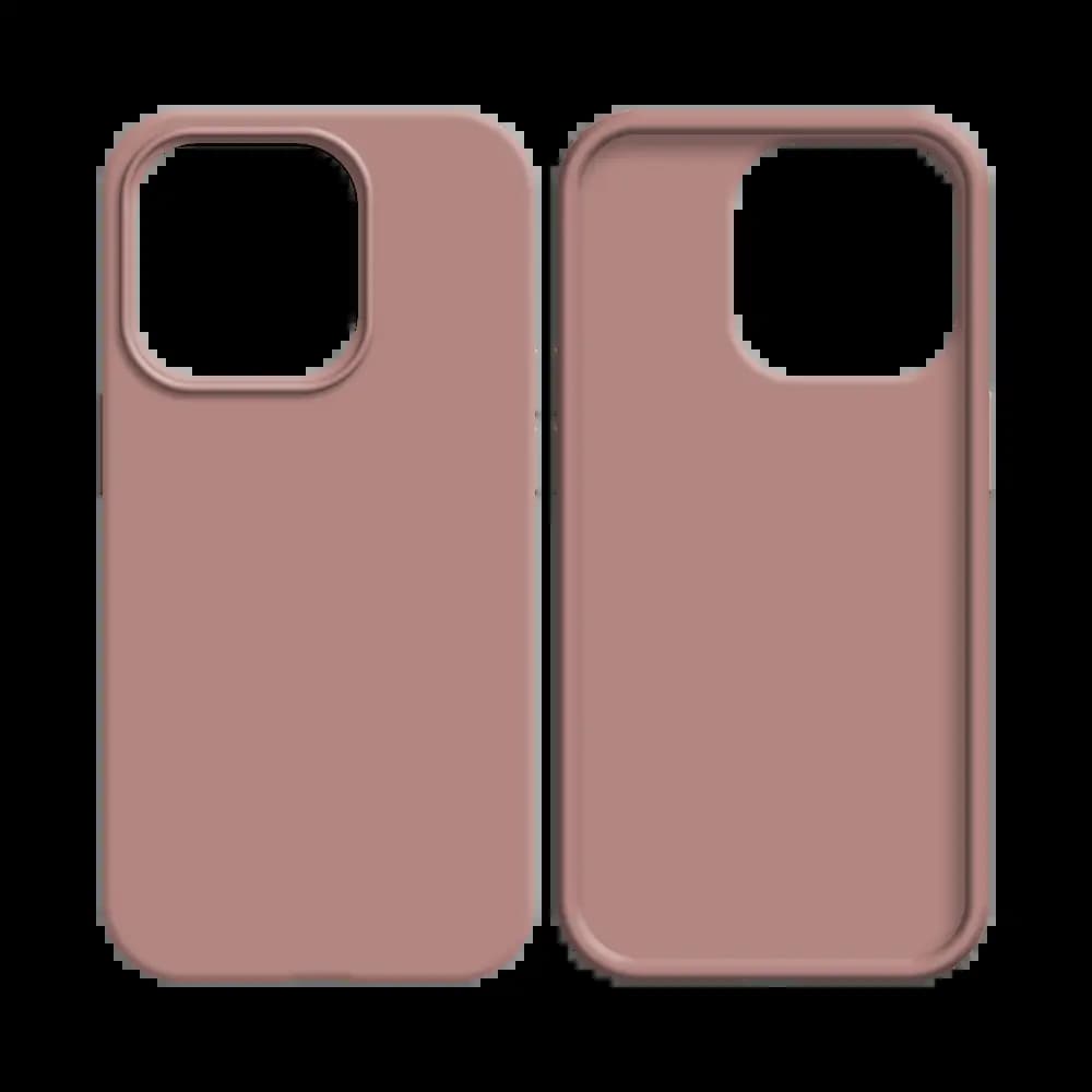 Coque silicone iPhone 16 Pro Max - Rose - Vue 2