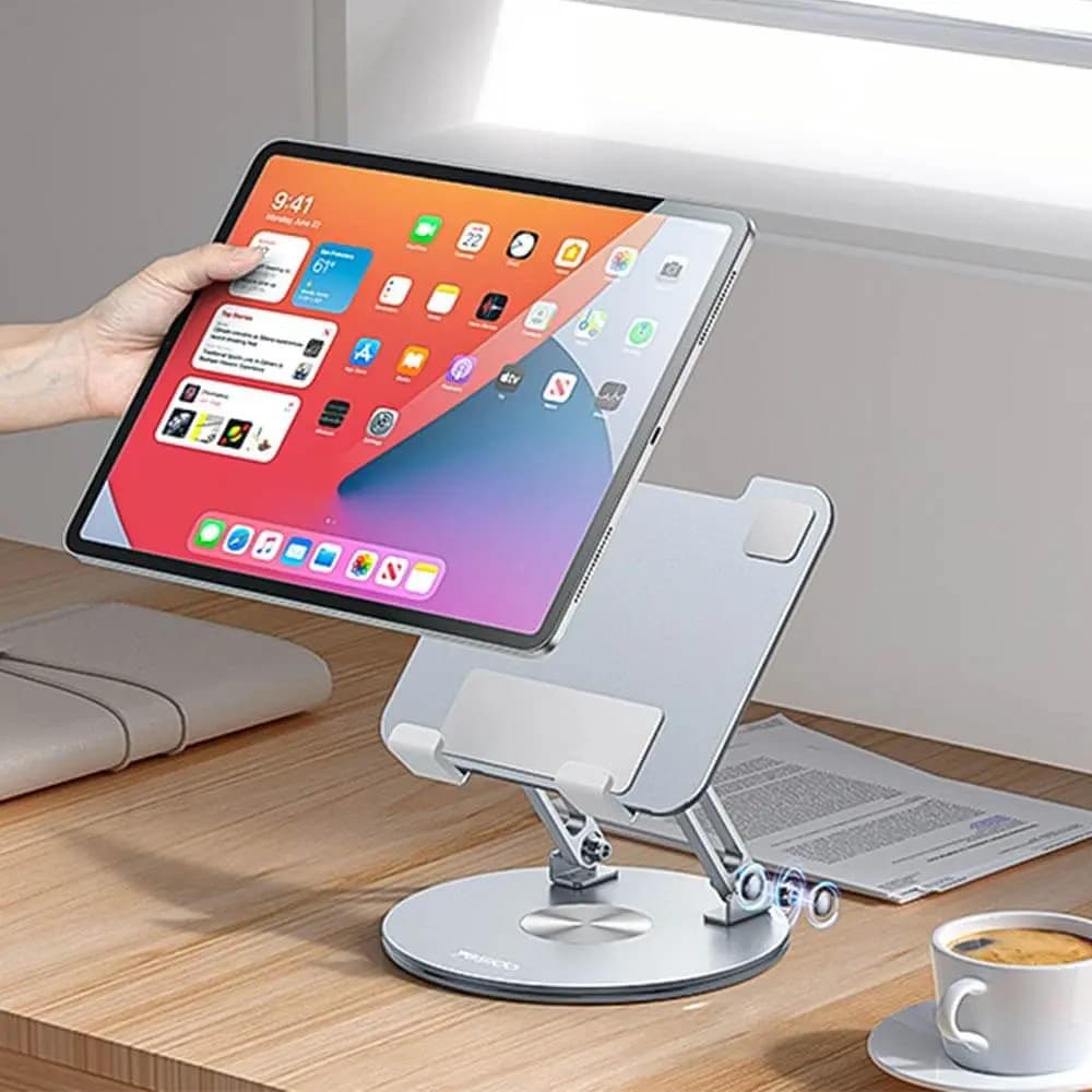 Support pour Tablette Yesido Rotation 360° Argent - Vue 7