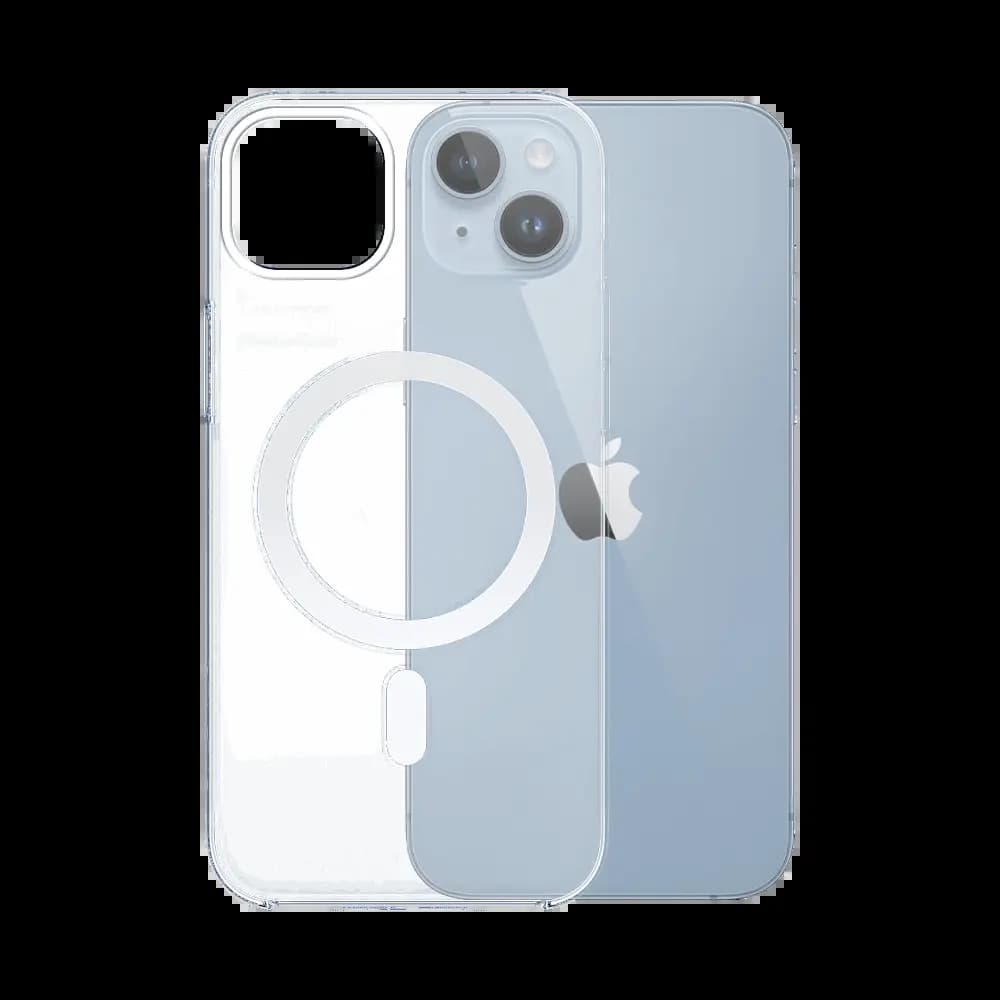 Coque transparente silicone MagSafe – iPhone 14 