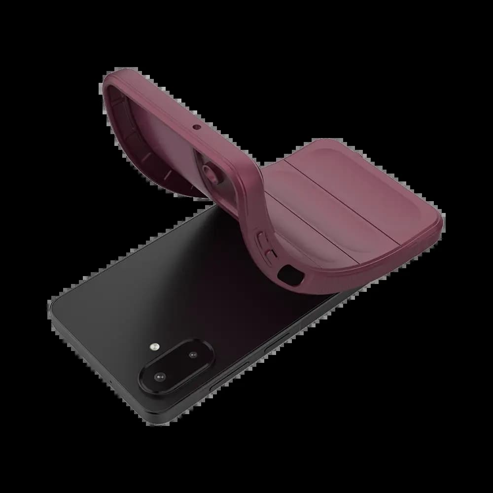 Coque de protection antichoc renforcée – Samsung Galaxy A07 4G – PROTECT IX008 Prune - Vue 3