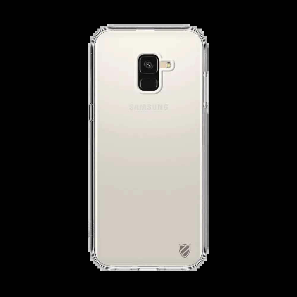 Coque Silicone PROTECT pour Samsung Galaxy A8+ 2018 Transparent - Vue 2