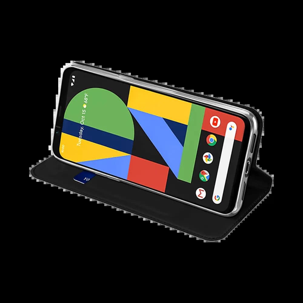 Housse folio Google Pixel 4 XL porte-carte – Dux Ducis Skin Pro Noir - Vue 4