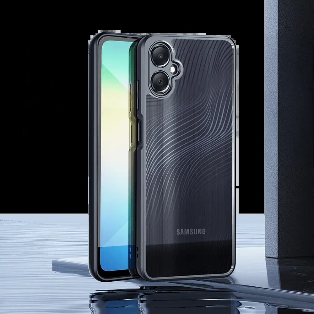 Coque anti-chocs finition mate – Samsung Galaxy A06 – Dux Ducis Aimo Noir - Vue 3