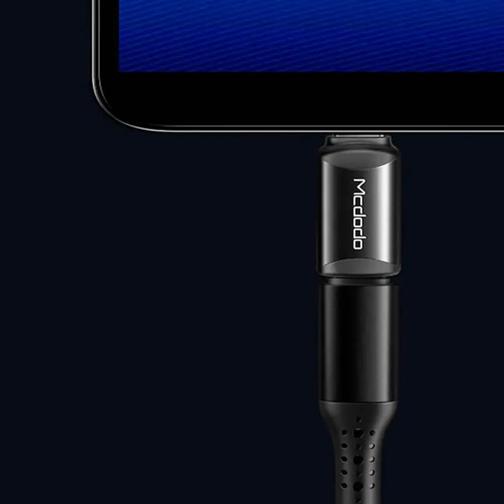 Adaptateur OTG USB-C femelle vers Micro USB Mcdodo OT-7690 Noir - Vue 3