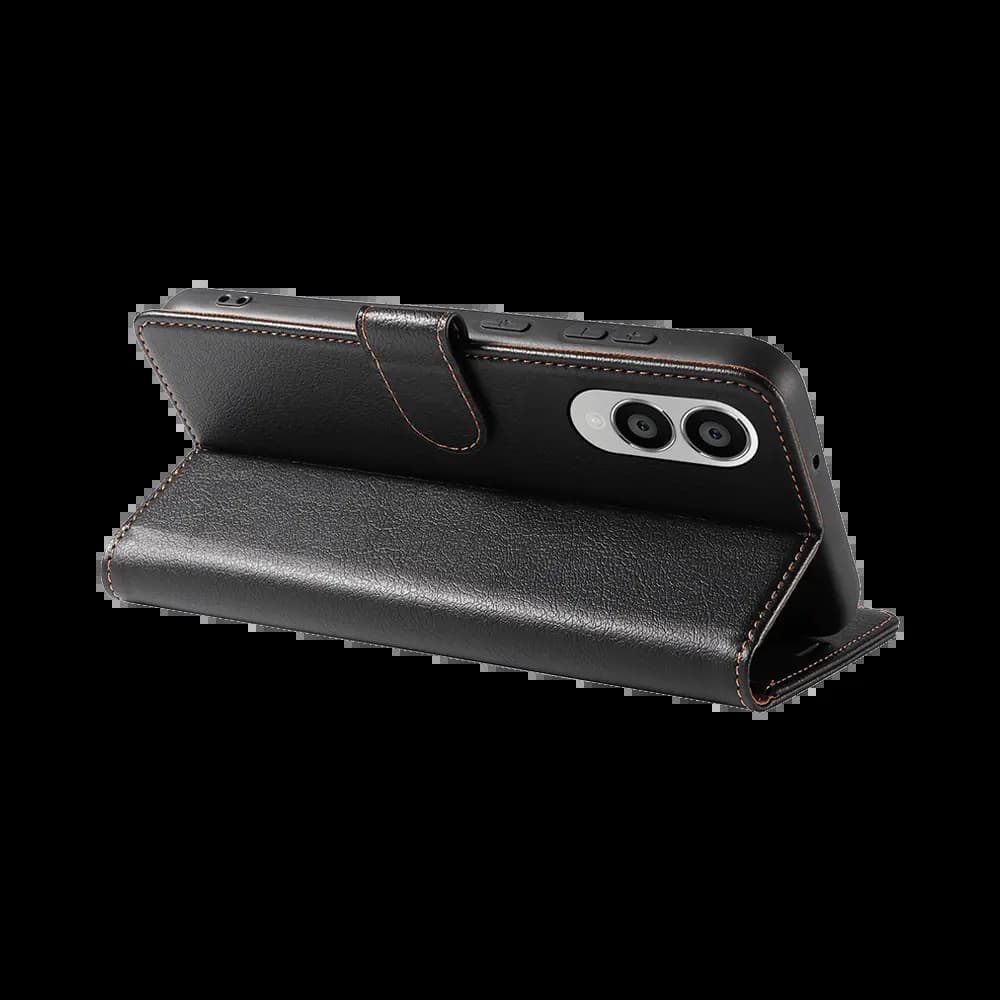 Housse folio anti-RFID Samsung Galaxy S25 Edge – PROTECT IP011 Noir - Vue 2