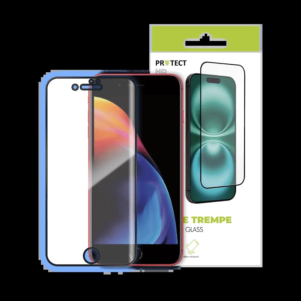 Verre trempé HD iPhone 6 Plus / 6S Plus / 7 Plus / 8 Plus protection écran 9H - PROTECT Transparent - Vue 2