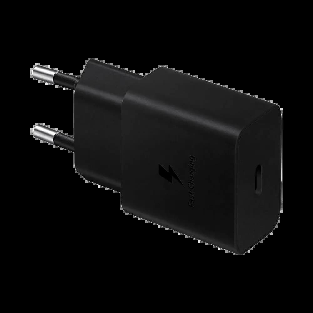 Chargeur secteur USB-C Samsung 15W charge rapide - Noir - Vue 15