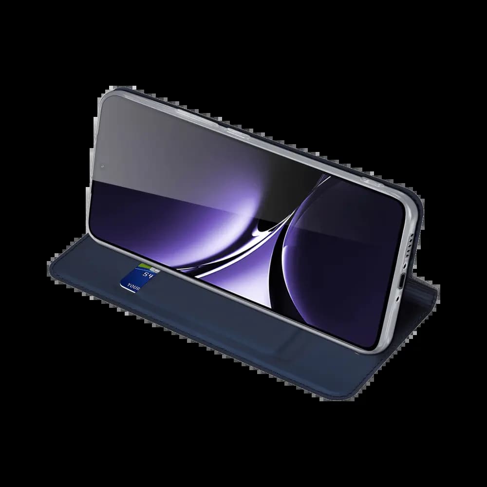 Housse folio Poco X7 Pro 5G porte-carte – Dux Ducis Skin Pro Bleu - Vue 4