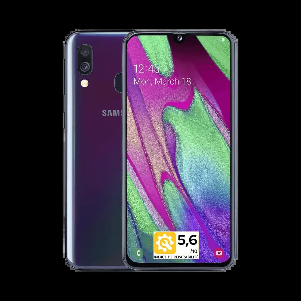 Smartphone occasion Samsung Galaxy A40 64Go - Noir