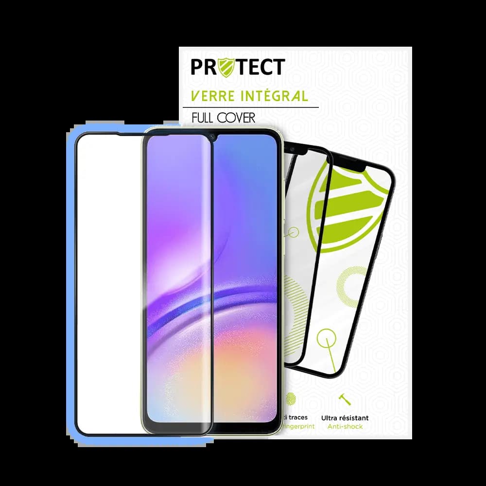 Verre trempé intégral 5D 9H – protection écran Samsung Galaxy A06 – PROTECT Noir - Vue 2