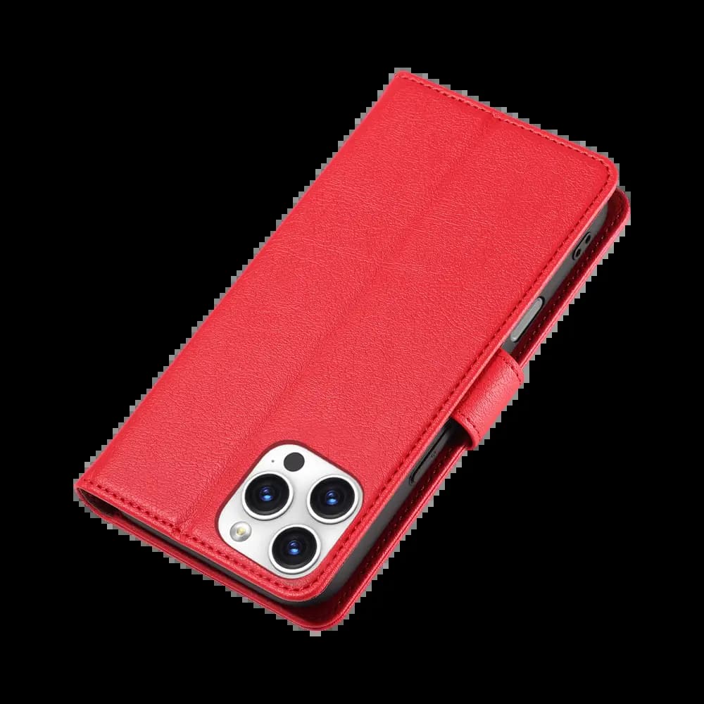 Housse folio anti-RFID iPhone 16 Pro Max – PROTECT IP011 Rouge - Vue 6