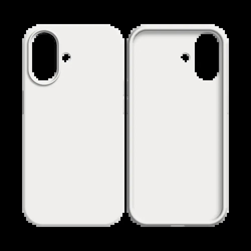 Coque silicone iPhone 17 - Blanc - Vue 2