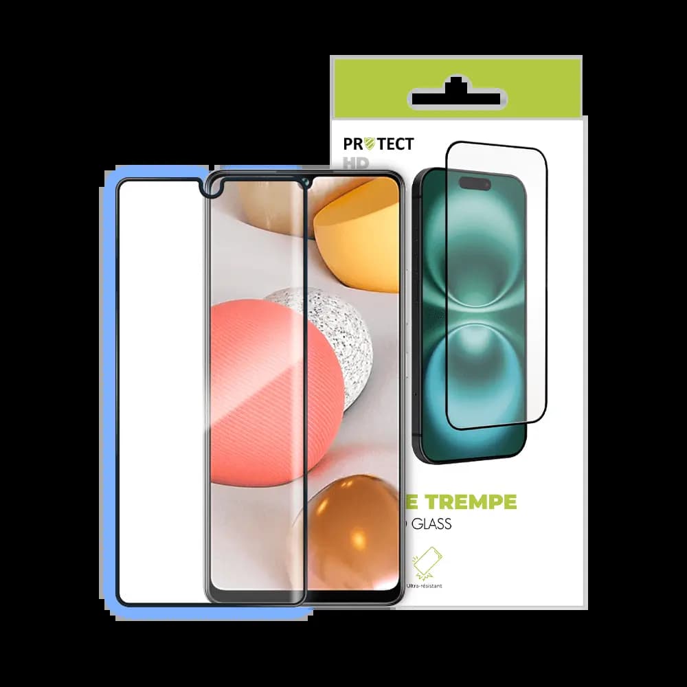 Verre trempé Samsung Galaxy A42 5G - protection écran 9H - PROTECT Transparent - Vue 2