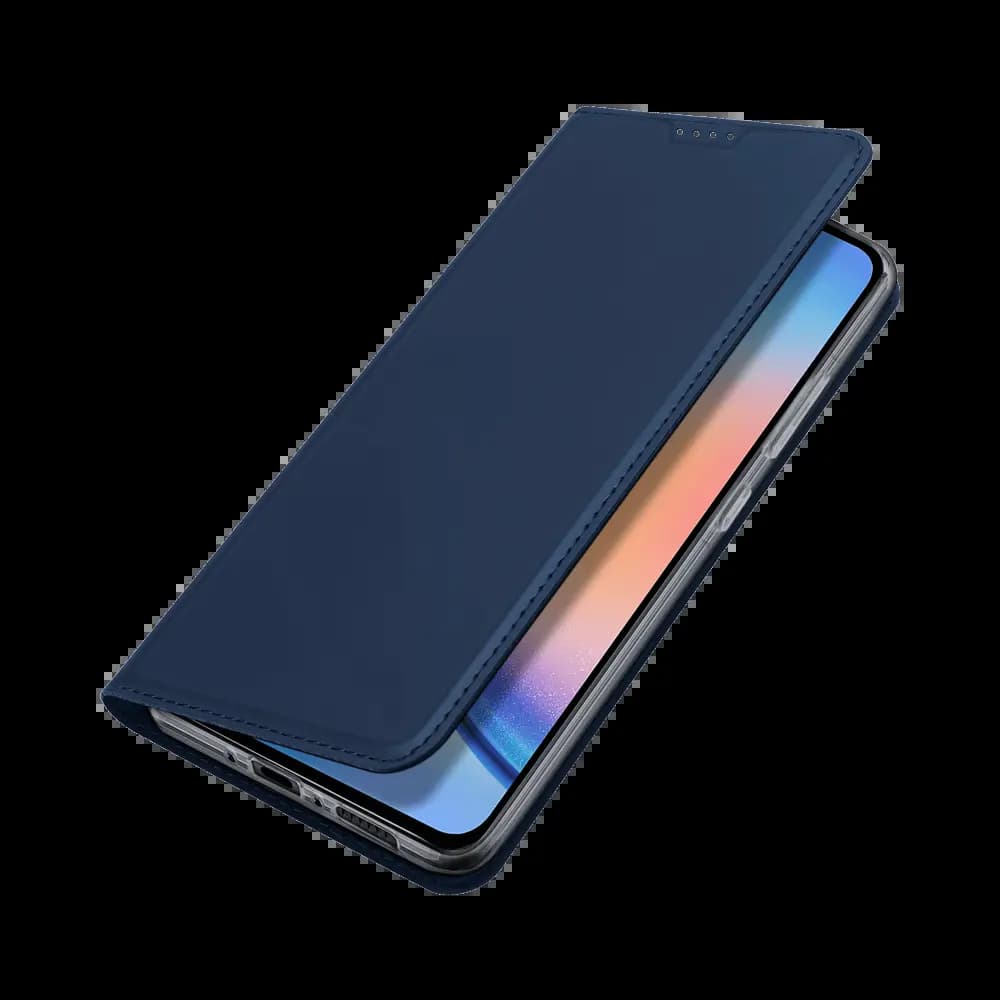 Housse folio MagSafe Samsung Galaxy A35 – Dux Ducis Skin X Pro Bleu - Vue 3