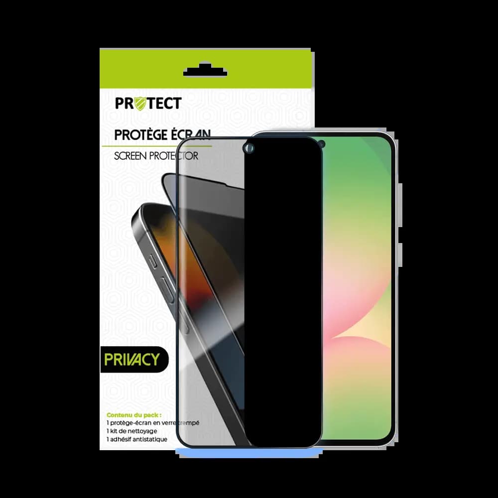 Verre trempé anti-espions 9H – Samsung Galaxy A57 5G – PROTECT Transparent - Vue 20