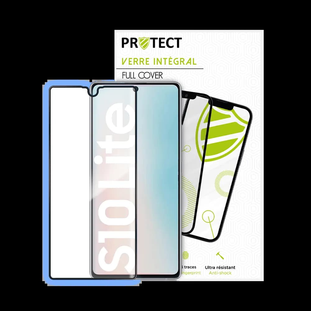Verre trempé intégral 5D 9H – protection écran Samsung Galaxy S10 Lite – PROTECT Noir - Vue 2