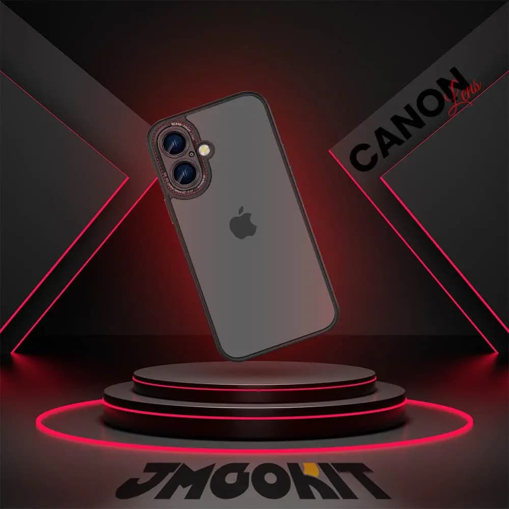 Coque de Protection Canon Lens JMGOKIT pour Apple iPhone 17 Noir - Vue 2