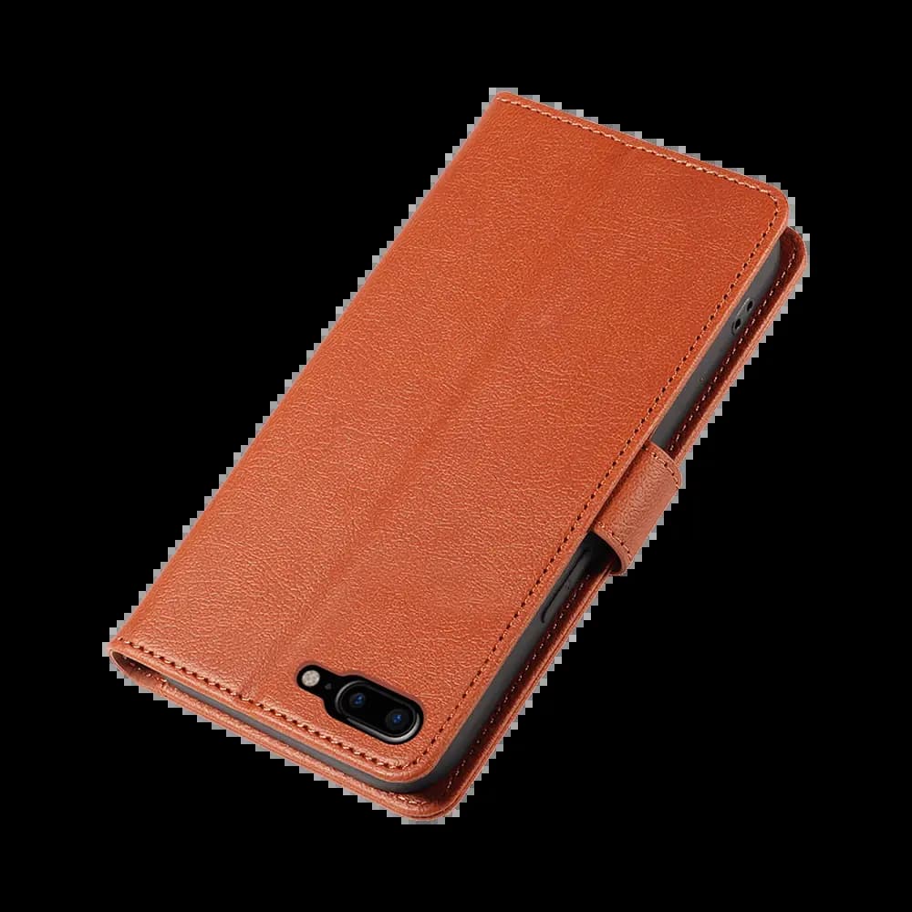 Housse folio anti-RFID iPhone 7 Plus / 8 Plus – PROTECT IP011 Marron - Vue 6