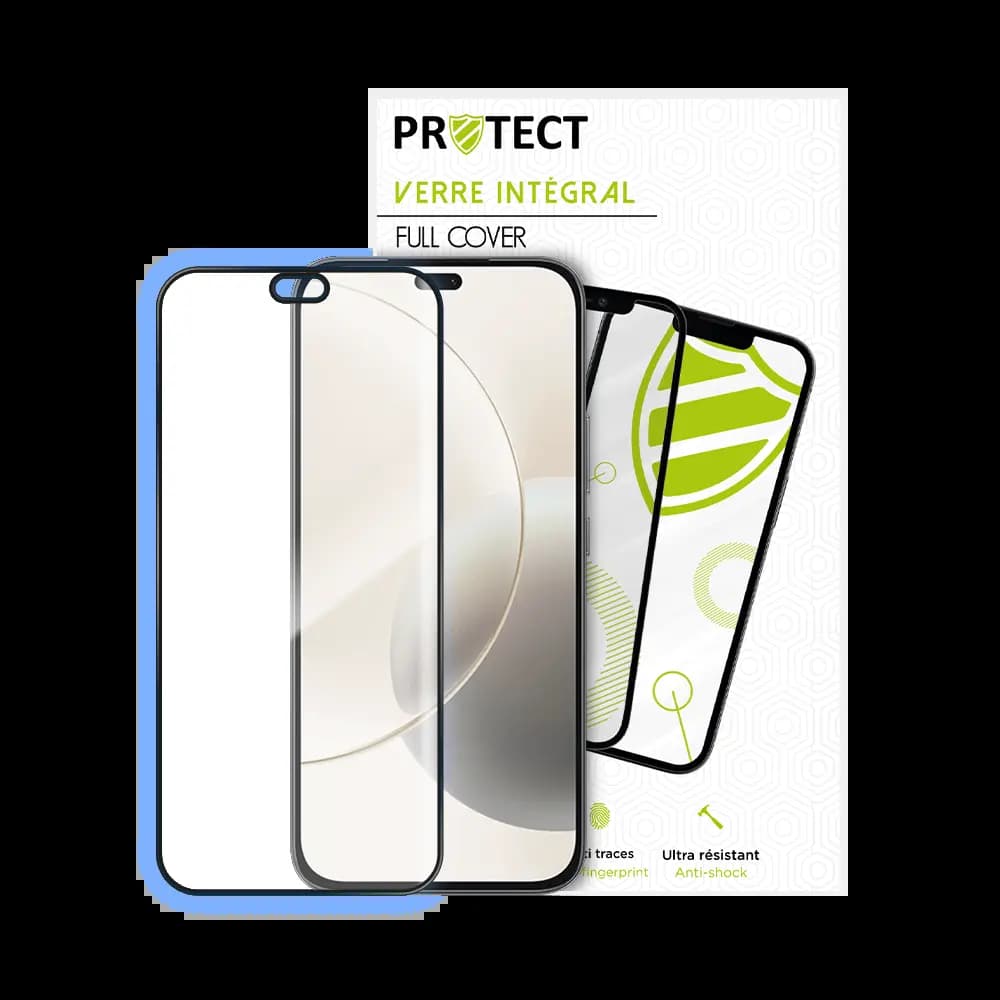 Verre trempé intégral 5D 9H – protection écran Honor 400 Lite – PROTECT Noir - Vue 2