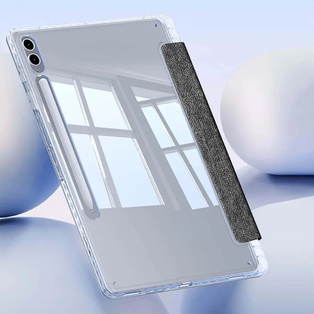 Housse folio Samsung Galaxy Tab S8 / S9 / S10 Ultra avec porte-stylet - Dux Ducis Unid Noir - Vue 3