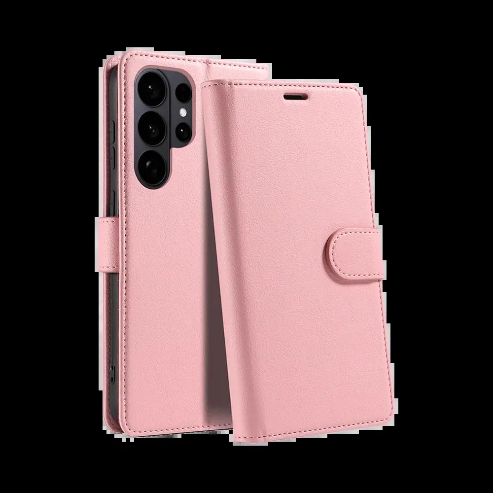 Housse folio anti-RFID Samsung Galaxy S26 Ultra – PROTECT IP011 Rose