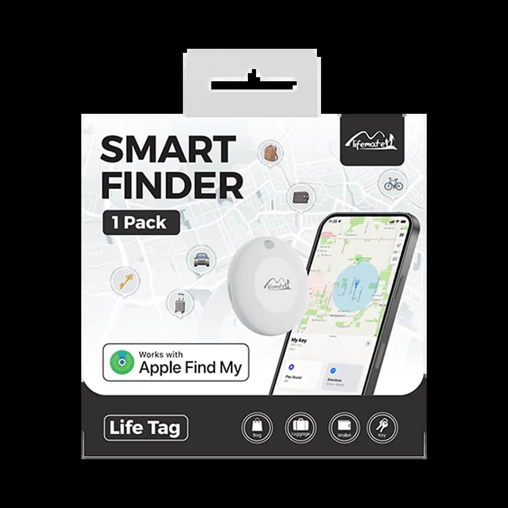 Traceur GPS MILI Life Tag iOS Blanc - Vue 4
