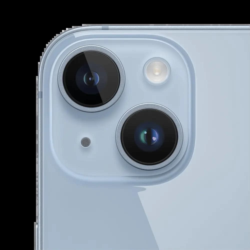 Smartphone occasion iPhone 14 128Go - Bleu - Vue 3