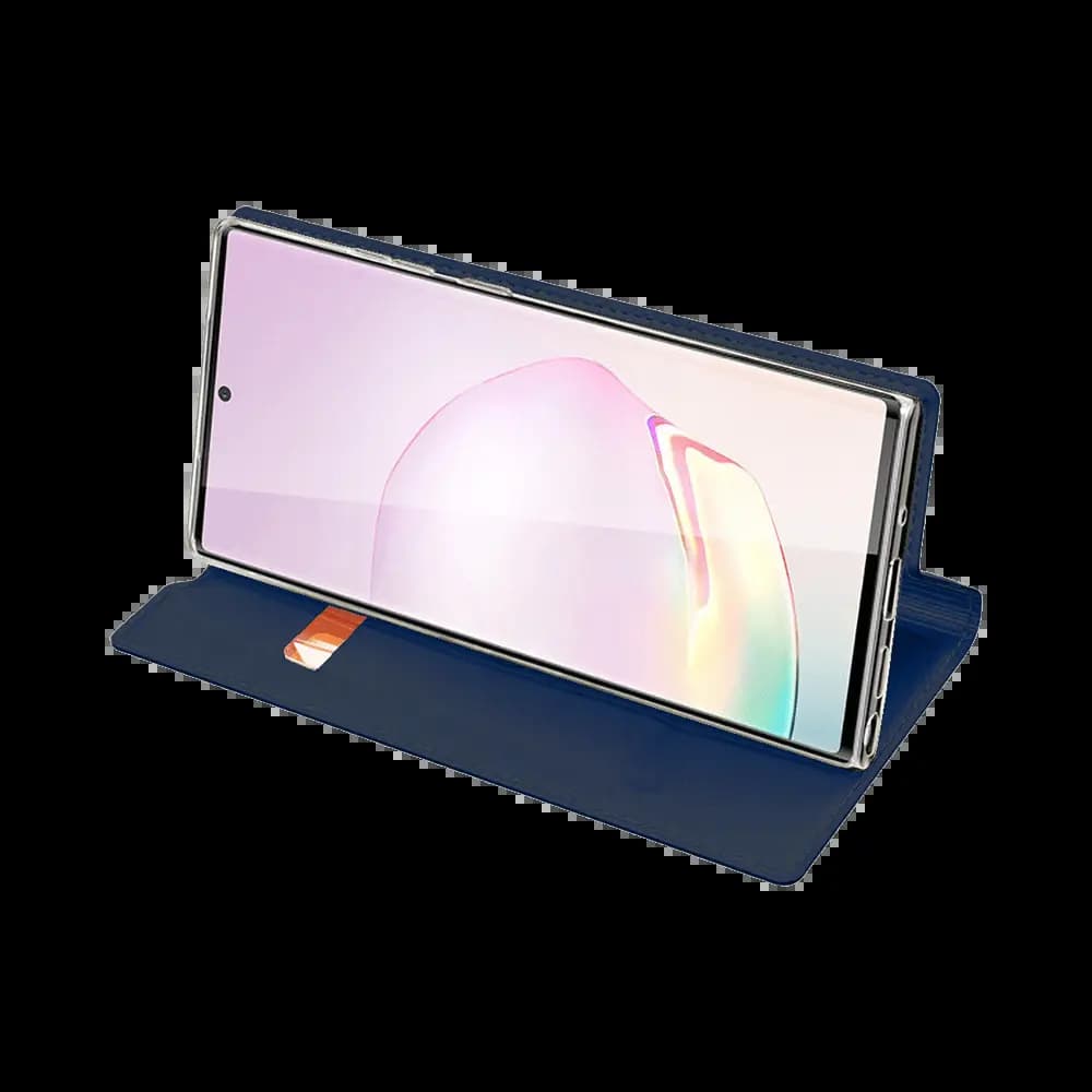 Housse folio Samsung Galaxy Note 20 Ultra porte-carte – Dux Ducis Skin Pro Bleu - Vue 3