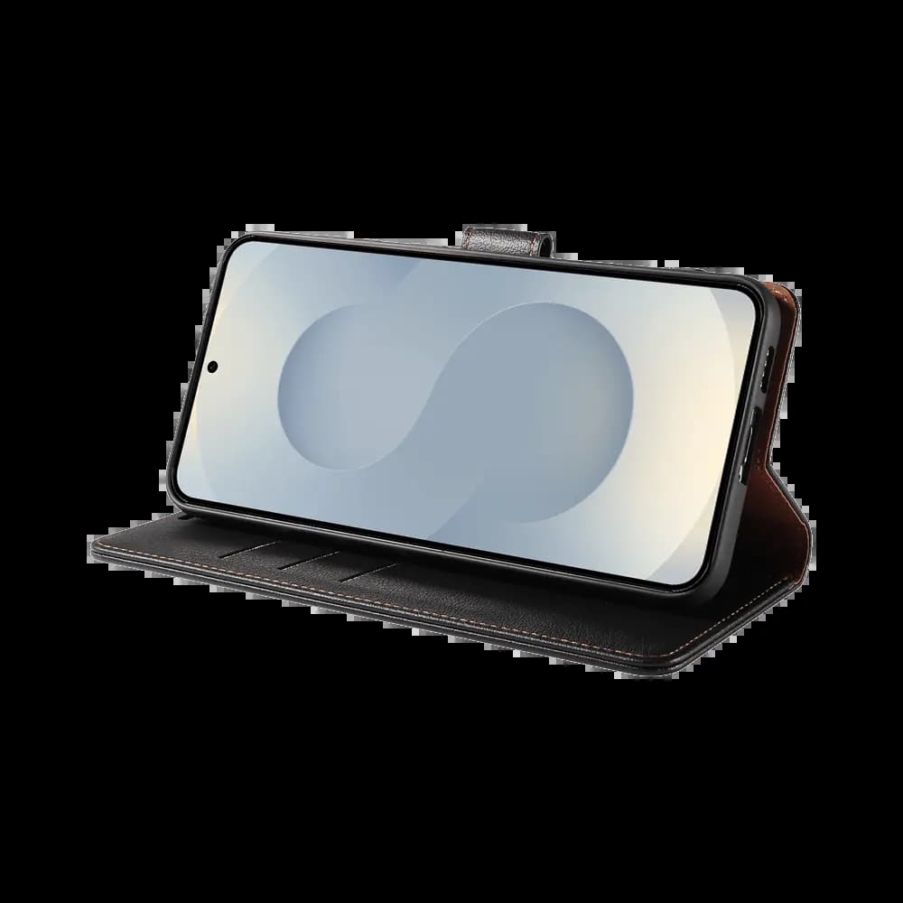 Housse folio anti-RFID Samsung Galaxy S25 – PROTECT IP011 Noir - Vue 5