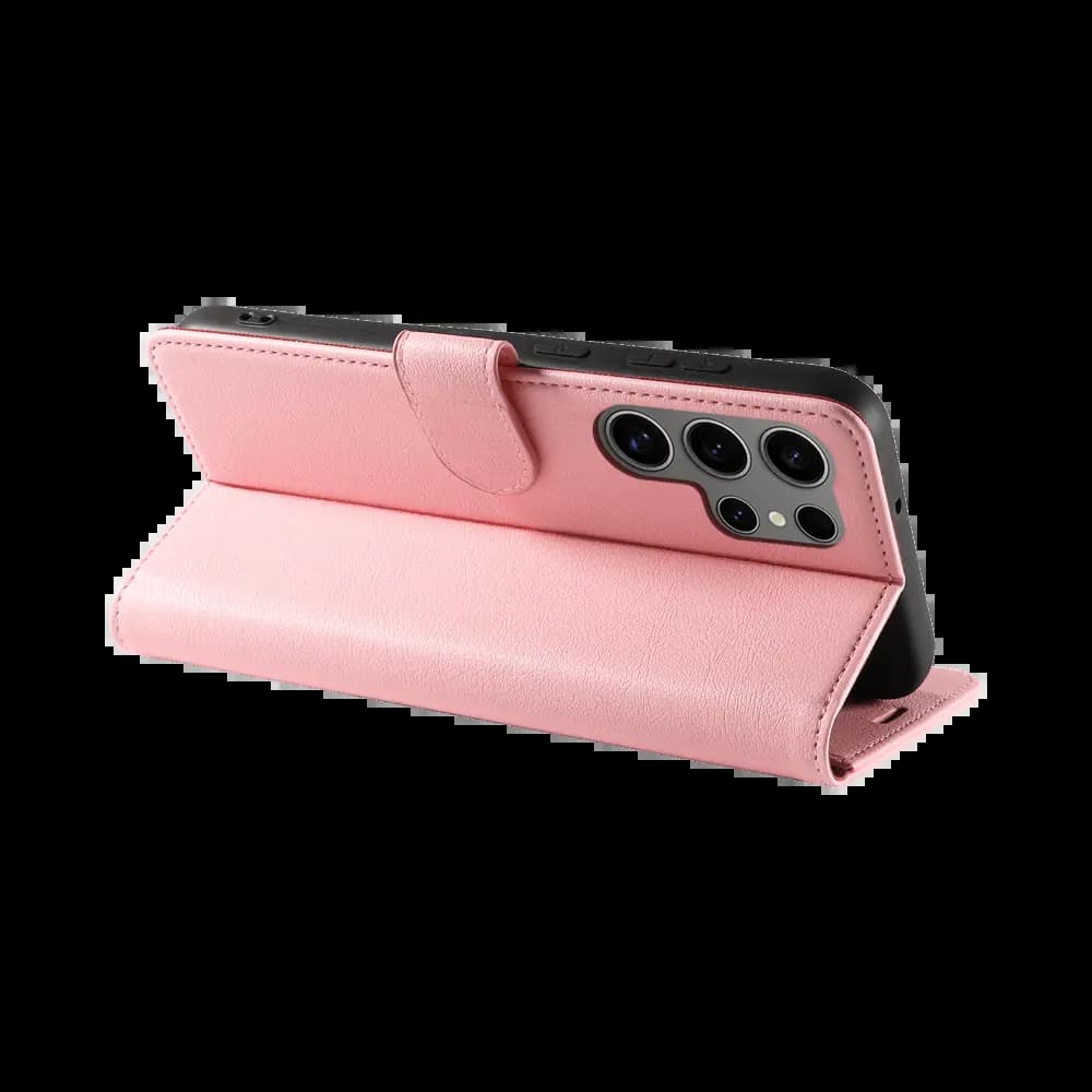 Housse folio anti-RFID Samsung Galaxy S25 Ultra – PROTECT IP011 Rose - Vue 2
