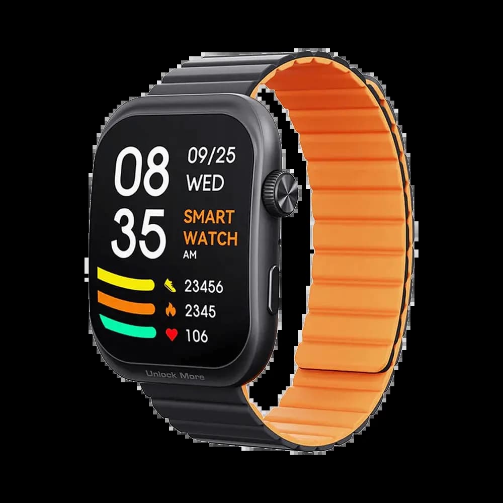 Montre connectée Aukey 1 Ultra avec écran AMOLED 2" incurvé - Noir - Vue 3