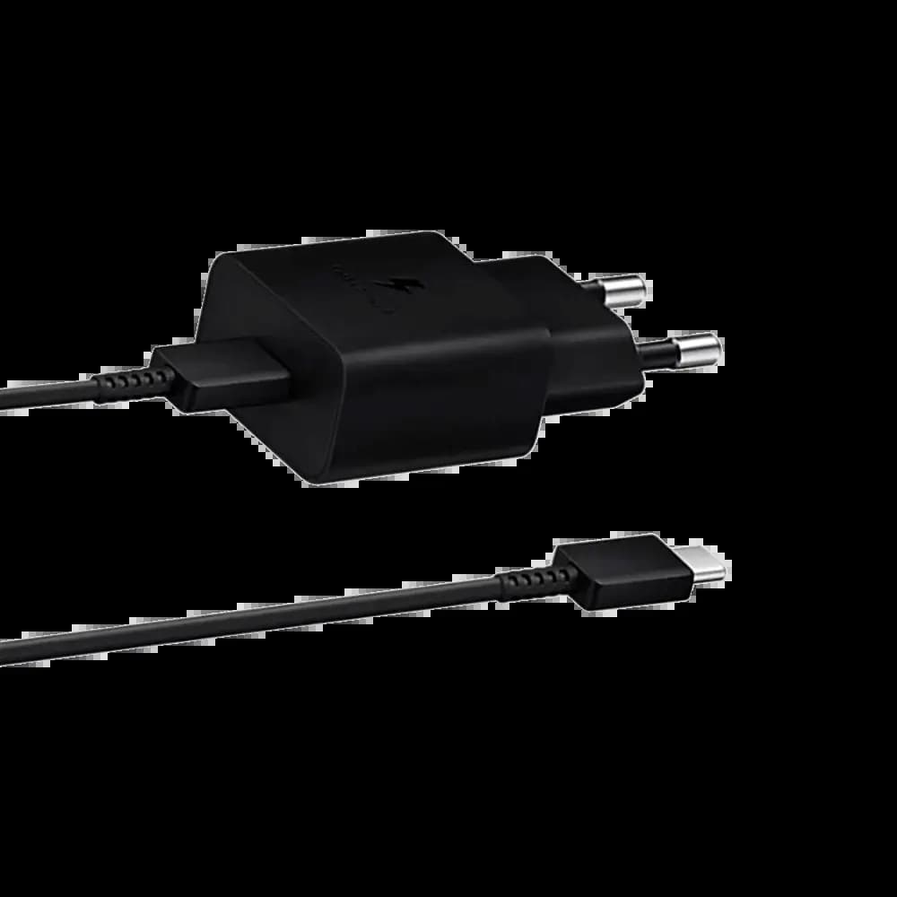 Chargeur secteur USB-C 15W avec câble USB-C – Samsung Noir - Vue 7