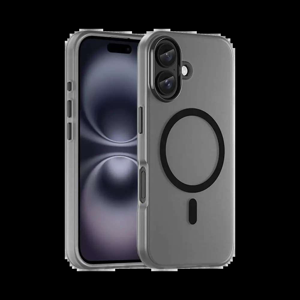 Coque MagSafe bi-matière – iPhone 16 Plus – PROTECT MF-006 Noir