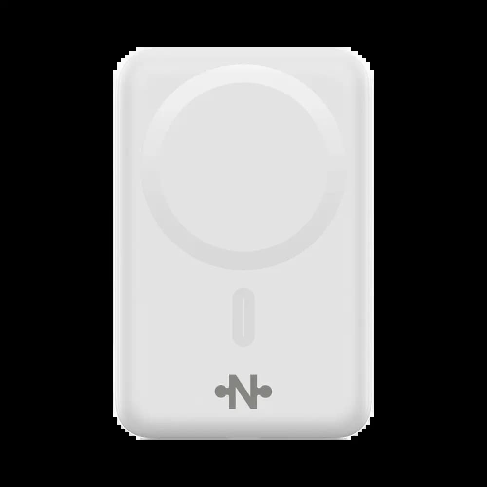 Batterie externe magnétique MagSafe 10000mAh 15W – recharge sans fil – CONNECT Blanc