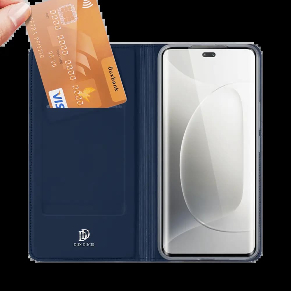 Housse folio Honor 300 Pro / 300 Ultra porte-carte – Dux Ducis Skin Pro Noir - Vue 2